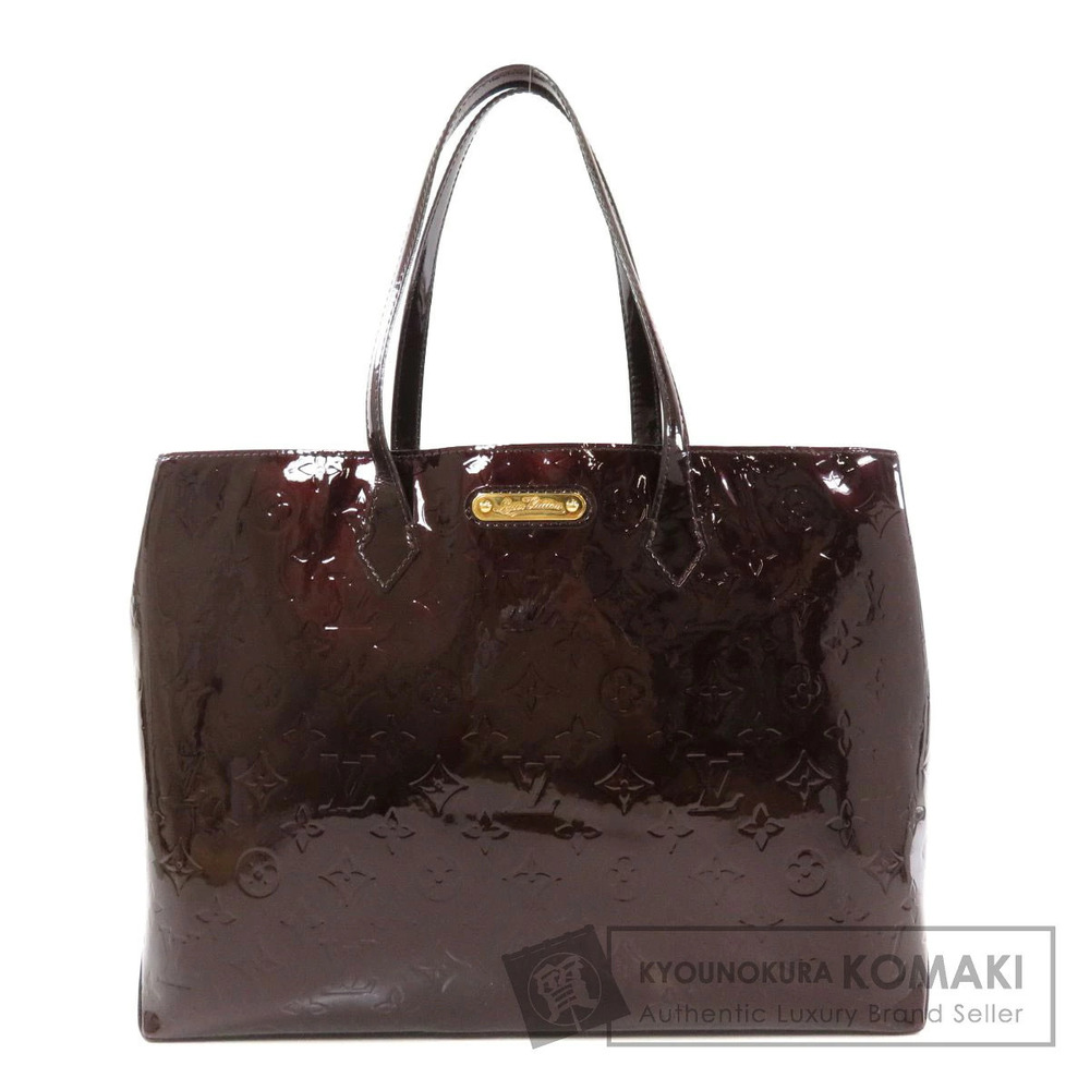 Louis Vuitton Wilshire Tote Bag Black Brown
